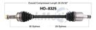 Ho-8325 Surtrack Cv Axle Shaft Fits Honda Pilot 844084042842