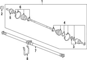 42017-3m9-305 Honda Genuine Inner Boot