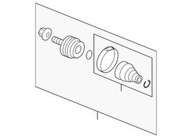 44014-shj-a03 Honda Genuine Cv Joint Kit