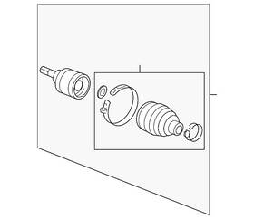 44014-tr0-a01 Honda Genuine Outer Joint