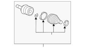 44014-tr4-a91 Honda Genuine Joint Set Outboard Gkn 44014-tr4-a91 Honda Genuine Joint Set Outboard Gkn
