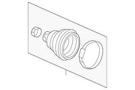 44017-tez-305 Honda Genuine Inner Boot