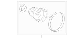 44017-tr0-a01 Honda Genuine Inner Boot