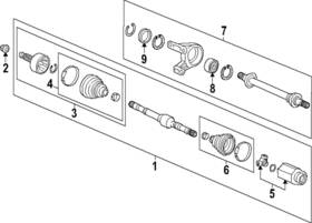 44018-3l1-306 Honda Genuine Cv Joint Boot Kit