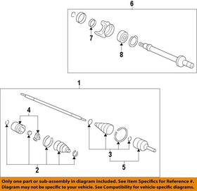 44310tgga61 Honda Oem 17-21 Civic Front Suspension Drive Axles-inner Joint