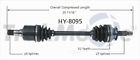 Hy-8095 Surtrack Cv Axle Shaft Fits Hyundai Santa Fe 844084092953