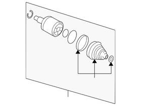 49526-d3100 Hyundai Genuine Cv Joint Kit