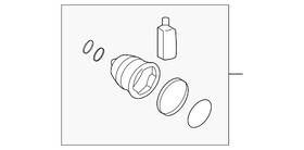 49583-c1350 Hyundai Genuine Inner Boot