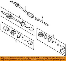 495002b610 Hyundai Oem 07-09 Santa Fe Front Suspension Drive Axles-axle Assy