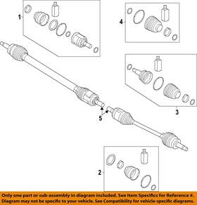 49501l0350 Hyundai Oem 21-23 Sonata Front Suspension Drive Axles-axle Assy