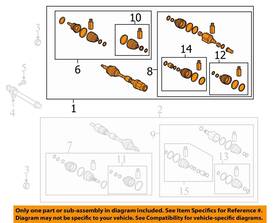 49501s8480 Hyundai Oem 23-24 Palisade Front Suspension Drive Axles-axle Assy