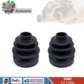 Kaicharmoto 22403 2pcs Original Cv Joint Boot For Linhai 260 300cc Lh260 Lh300 Atv New