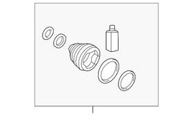 49583-p2050 Kia Genuine Cv Joint Boot Kit