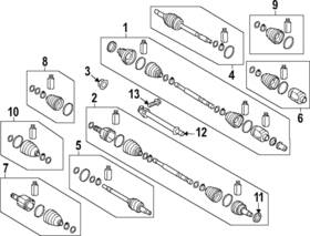 495l4-at001 Kia Genuine Outer Boot
