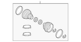 Lr048169 Land-rover Genuine Boot Kit