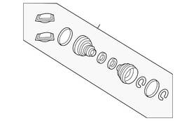 Lr079503 Land-rover Genuine Boot Kit
