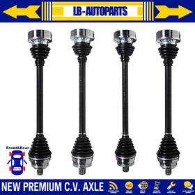 Autoser05082025l08545 Lb-autoparts New Fits 1997 1998 Audi A4 Quattro V6 2.8l Manual Front Rear 4x Cv Axle Shaft