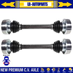 Lbbatu20220315a250-cd Lb-autoparts Fits 1966 1967 Volkswagen Beetle Air Cooled Rear Left Right Pair Cv Axle Shaft