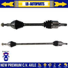 Lbbatu20220315a374 Lb-autoparts Fits 2007 2008 Chrysler Pacifica V6 3.8l Fwd Front Left Right 2x Cv Axle