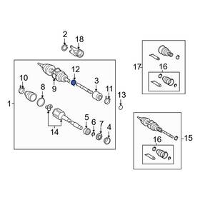4234504030 Lexus Oe For Es300h 2023-2024 Front Outer Cv Joint Boot Band