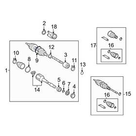 4234506250 Lexus Oe For Es350 2007-2018 Cv Joint Boot Band
