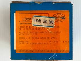 Lobro 44301sa5300 Outer Cv Joint With Boot Set For 1982-1983 Honda Accord Cvcc - Brand
