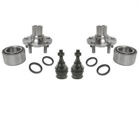 159830 Mac Auto Parts Front Wheel Hub And Bearing Ball Joints Fits For Subaru Outback 8pc Kit 00-04
