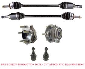 Mac Auto Parts 162774 Front Axles Lower Ball Joints Wheel Hub Bearings For Forester From 01/15/14-2018