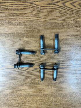 192746 Maserati 2005-2007 Quattroporte Left Or Right Rear Axle Bolt Screw Set Of 3