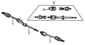 Bs20-v9-050-9u Mazda Genuine Outer Boot