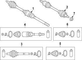 Mazda Fd00-22-530 Genuine Outer Boot