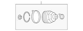 Fta3-22-540 Mazda Genuine Inner Boot