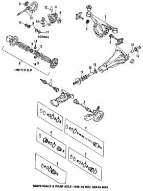 Mazda M040-22-540a Genuine Inner Boot
