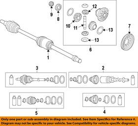 Mazda Oem Ft0b2550x 19-25 3 Front Suspension Drive Axles-axle Assy