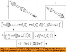 Fth52550x Mazda Oem 17-21 6 Cx-5 Front Suspension Drive Axles-axle Assy