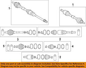Fth72550x Mazda Oem 18-21 6 Cx-5 Front Suspension Drive Axles-axle Assy