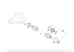 000-995-97-35 Mercedes-benz Genuine Single-eye Hose Clamp