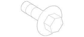 004-990-11-03 Mercedes-benz Genuine Hexalobular Head Screw