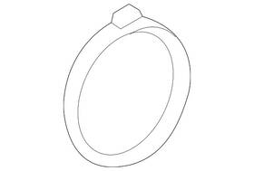 006-997-58-90 Mercedes-benz Genuine Clamp