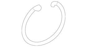 011-994-46-41 Mercedes-benz Genuine Retaining Ring
