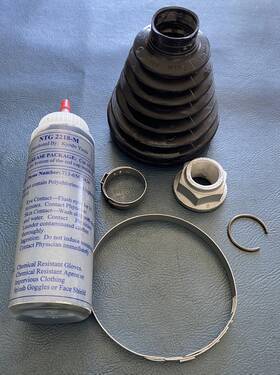 163-350-02-37 Mercedes-benz Rear Outer Cv Joint Boot Kit - -for Mbz Ml320 And More