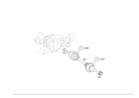 Mercedes-benz 164-330-04-85 Genuine Mercedes-benz Repair Kit Bellows