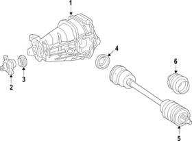 164-350-04-37 Mercedes-benz Genuine Cv Joint Boot Kit