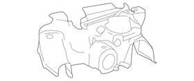 172-524-08-25-64 Mercedes-benz Genuine Noise Capsule