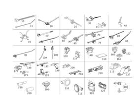 203-997-03-90-64 Mercedes-benz Genuine Cable Strap