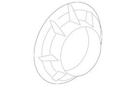210-334-00-19 Mercedes-benz Genuine Protective Ring