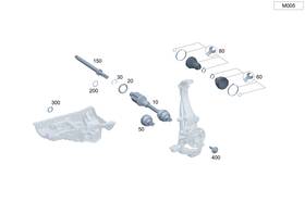 223-330-29-04 Mercedes-benz Genuine Rs Boot