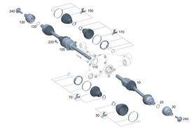 463-330-82-02 Mercedes-benz Genuine Parts Kit Boot