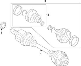Mini 31-60-8-618-551 Genuine Inner Cv Joint Boot