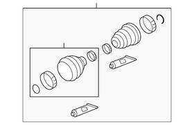 Mini 31-60-9-806-558 Genuine Boot Kit